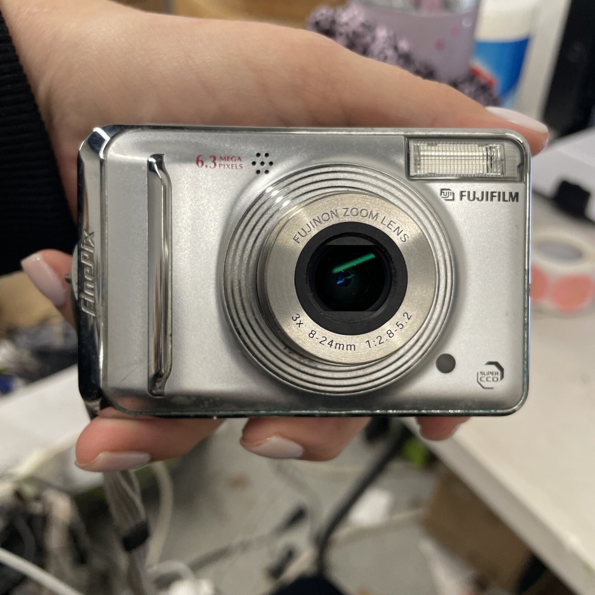 Parts! Fujifilm FinePix A600 DIGITAL CAMERA Silver 6.3mp | eBay