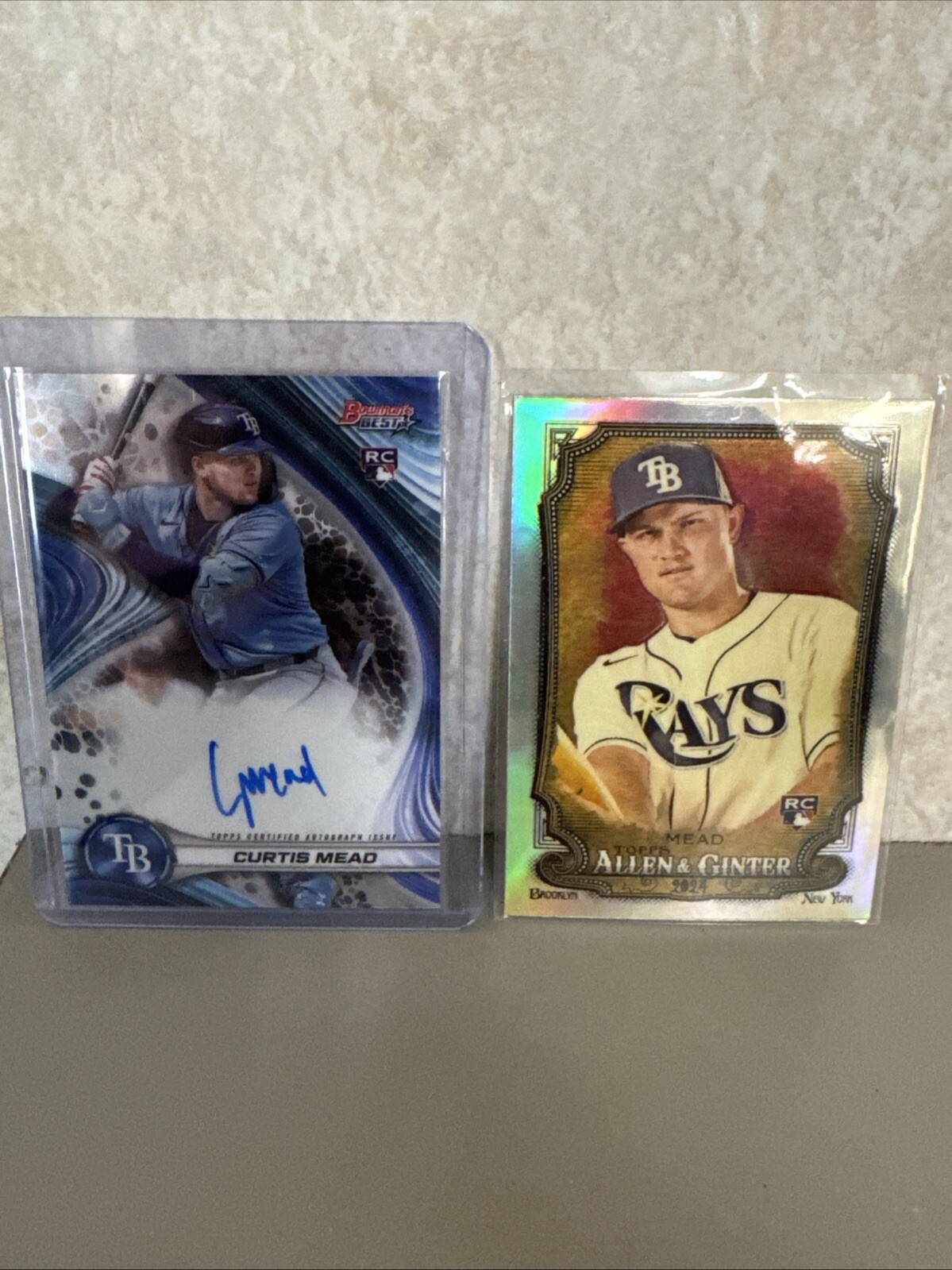 2024 Bowmans Best Curtis Mead Auto/ 2024 Topps A&G RC Chrome Refractor!