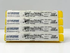 MORSE 34454 BOTT 6-32NC GH3 SP/FL New Taps 4pcs