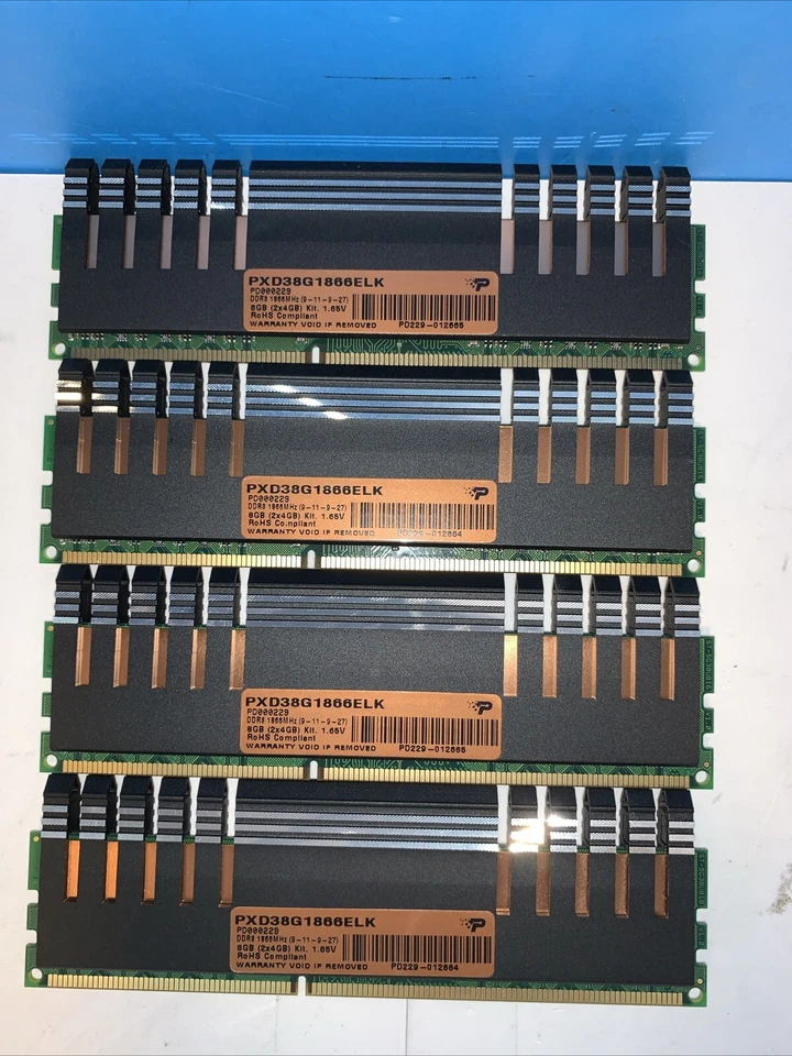 Patriot Viper Xtreme 16GB Kit (4x4GB) PC3-14900 DDR3-1866MHz SDRAM PXD38G1866ELK - Image 2 of 3