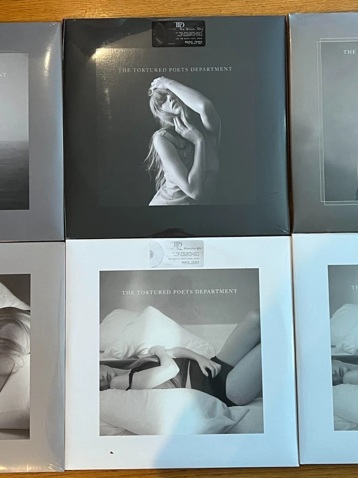 Taylor Swift-Tortured Poets Department TTPD-Complete 6 Vinyl Set & Display Case - Image 3 of 4