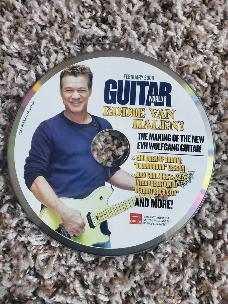 Guitar World February 2009 DVD Only Issue Eddie Van Halen Guitar