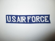 b5190 US Air Force USAF Name Tape U.S.Air Force lt Blue IR24F