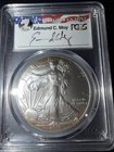 2016 Silver Eagle 30th Anniv. PCGS MS70 Edmund Moy Signed First Strike