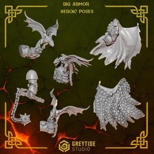 Anvil Wardens Big Armor Heroic Poses Greytide 
