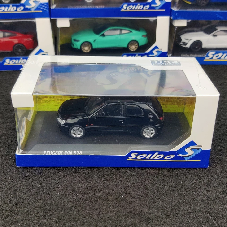 AUTO SOLIDA PEUGEOT 306 S16 NERO ONYX 1994 1:43 NUOVA SCATOLA S4311405 - Immagine 2 di 4