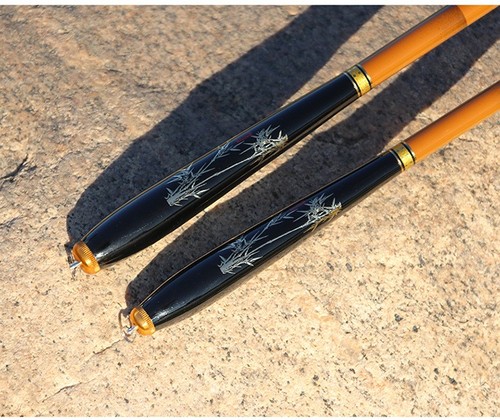 Canna da Pesca in Fibra di Carbonio Canna da Pesca Telescopica Palo Duro Corrente Acqua Dolce Carpa - Foto 19 di 19