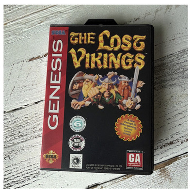 The Lost Vikings (Sega Genesis, Silicon & Synapse) Manual, Multiplayer, 1993