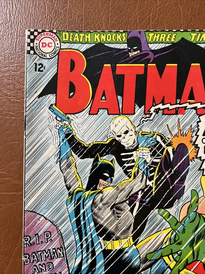 Batman #180 KEY: VG+ to FN+, 1st app Lord Death Man DC Comics 1966 $7 Ship - Image 3 of 4