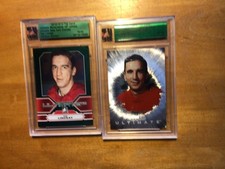 Ted  Lindsay 5 hockey card  2 Base. 2 Enshrined Autograph  2-6/25. 1 Sweaters 20