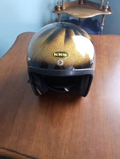 1974 KRW Vintage Motorcycle Helmet Size M