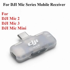 DJI Mic Series Mobile Phones Wireless Receiver for DJI Mic Mini 2/Mic 3/Mic 2