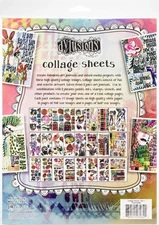Ranger DYA70344 Dyan Reaveley's Dylusions Collage Sheets Set 1, 8.5"x11", 24pk