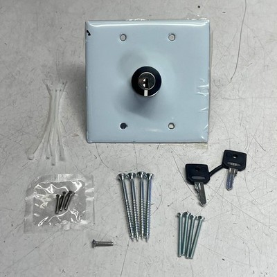 WON DOOR CORPORATION Keyswitch Assembly W/ Hardware for Door Silver 017741