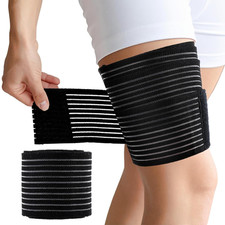 Hamstring Compression Sleeve, Adjustable Thigh Compression Sleeve, Thigh Wrap fo
