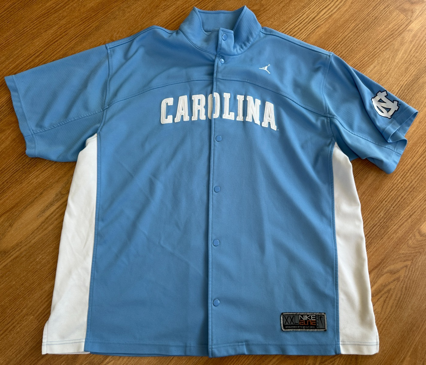 SACAI X NIKE Giacca riscaldante North Carolina Tar Heels vintage Nike Elite Team Jordan uomo 2XL