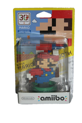 Pixel Mario 8 bit - Moderne Farben 30th Anniversary  Amiibo Nintendo NEU/OVP