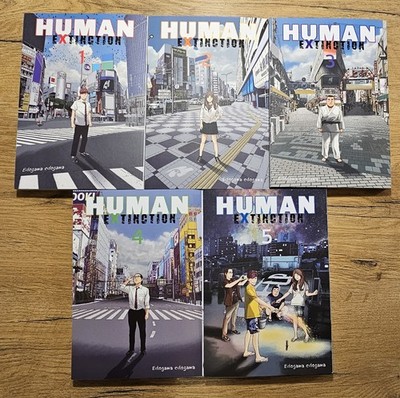 Edogawa Edogawa Manga komplette Reihe Human Extinction Band 1-5 deutsch