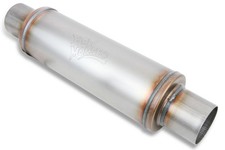 Flowmonster 12867-fm 409ss Round Case Absorption Muffler Flowmonster 12867-fm 409ss Round Case Absorption Muffler
