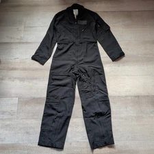 Men's Propper CWU 27/P Flame Resistant Flight Suit Black Coverall 34 Short