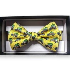 VINEYARD VINES Boys Bow Tie Yellow Woody And Tree Bowtie New In Box