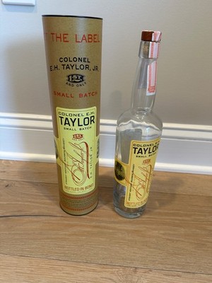 Colonel EH Taylor Small Batch Bourbon Bottled in Bond Tube & Empty Bottle