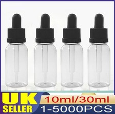 10-30ml Pipette Glass Dropper Bottles Aromatherapy Oils Serum Ear Eye Drop UK