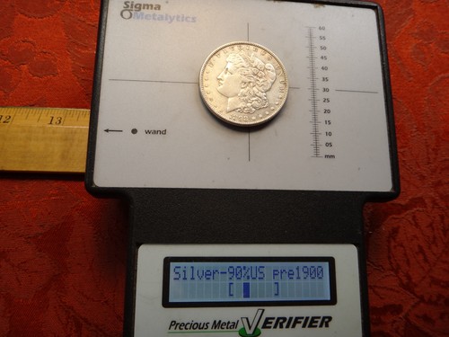 1898 United States Morgan Silver Dollar $1 - No Reserve - Free S&H USA - Picture 3 of 3