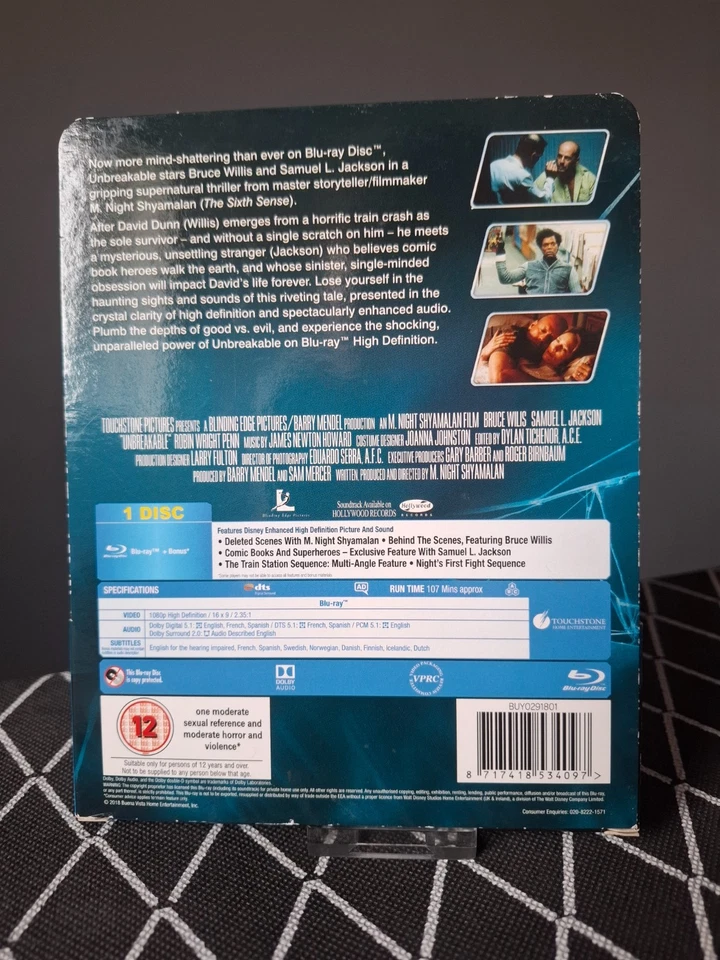Unbreakable Blu-ray Steelbook Debossed - Image 2 of 4