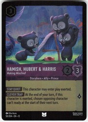 Hamish, Hubert & Harris - Making Mischief (Foil) - Wilds Unknown #50/204