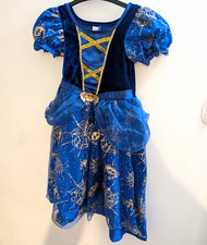 George Girls Princess Fairy Fancy Dress Costume Blue Dress 2-3 Years Polyester