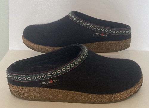 Haflinger GZ Grizzly Classic Wool Clog Slipper Germany Unisex Size 41 M8 W10