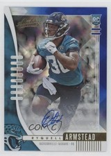 2019 Absolute Rookie Blue Diamonds Signatures 17/50 Ryquell Armstead Auto 0c2