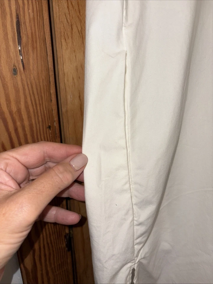 Zara Basic White Floral Oversized Tunic Blouse Button Front Size XL - Image 4 of 4