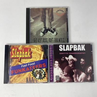Slapbak Cd Lot Of 3-Fast Food Funkateers Ghetto Funk If It Ain t Broke Don t Fun