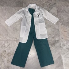 Doctor Coat  Scrubs Halloween Costume Child Sz Small Youth Boy Girl