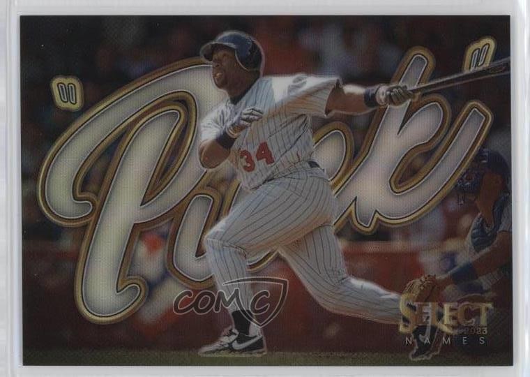 2023 Panini Select Select Names Kirby Puckett #SN4 HOF 1gt