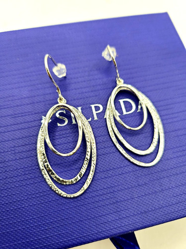 Silpada Resolutions Drop Earrings 925 Sterling Silver