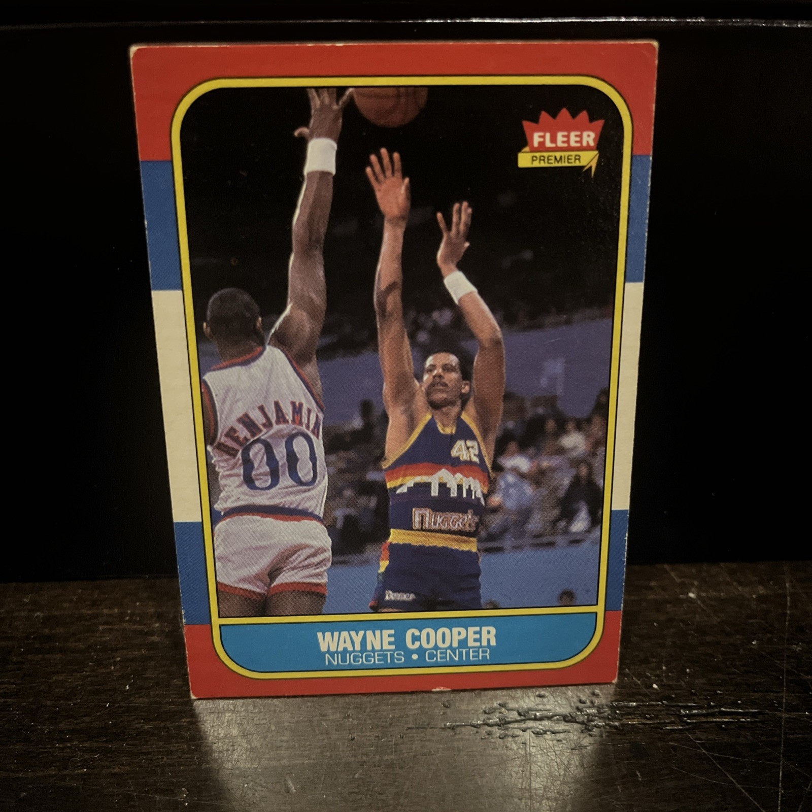1986-87 Fleer Wayne Cooper #18 Denver Nuggets