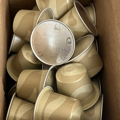Nespresso Original Line Vaniglia Vanilla Coffee Pods 70 LOOSE Bulk Pods