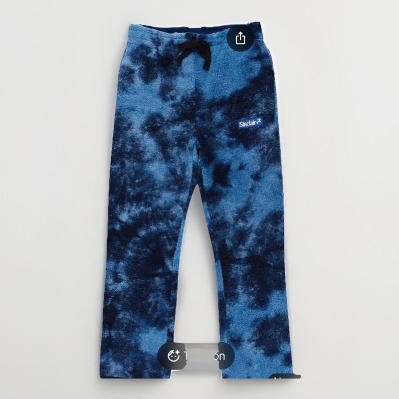 NWT SINCLAIR SINCOZY TIE-DYE BLUE MEN'S CASUAL PANTS SIZE L $160