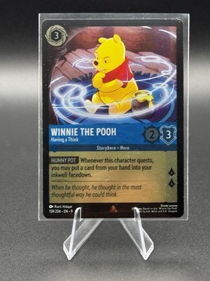 Winnie the Pooh - Having a Think 159/204 NM Fabled Cold Foil Rare Disney Lorcana