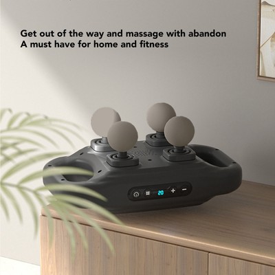 4 Head Massage Gun Deep Tissue Fully Automatic Multifunctional 20 Le-vels 6 SAL