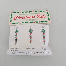 Vintage Merri Mac Christmas Ornament Kit Holiday Icicle 1980s