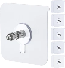 10 Pcs Self Adhesive Picture Hooks, 26.5 Lbs Load Heavy Duty Picture Hangers wit