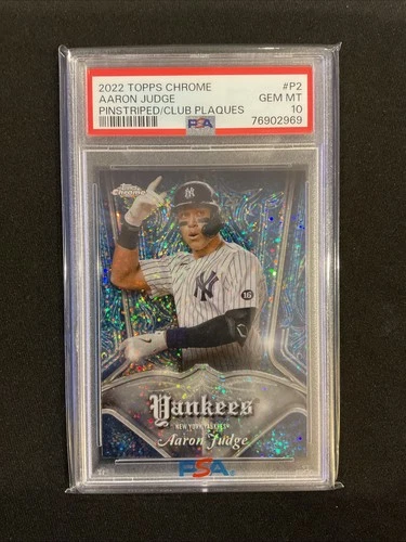 2022 Topps Chrome - Pinstriped Aaron Judge #P-2