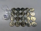 (20)  1970-D  US MINT SILVER KENNEDY HALF DOLLARS,  1 ROLL,  all BU/MS coins!!!!