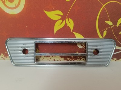  alte Blaupunkt Oldtimer Autoradioblende Chrom-Blende 2-teilig