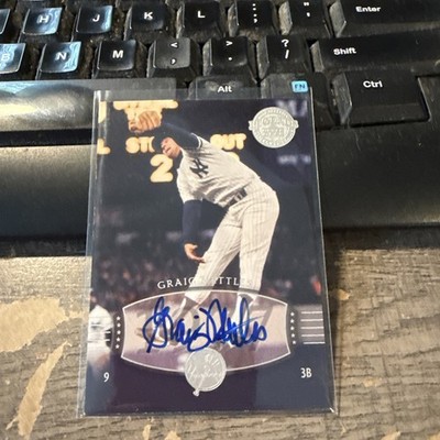 2004 UPPER DECK LEGENDS TIMELESS TEAMS GRAIG NETTLES SILVER AUTOGRAPH YANKEES