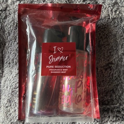 Victoria s Secret I Love Shimmer Pure Seduction Fragrance & Shimmer Mist 2.5 Fl
